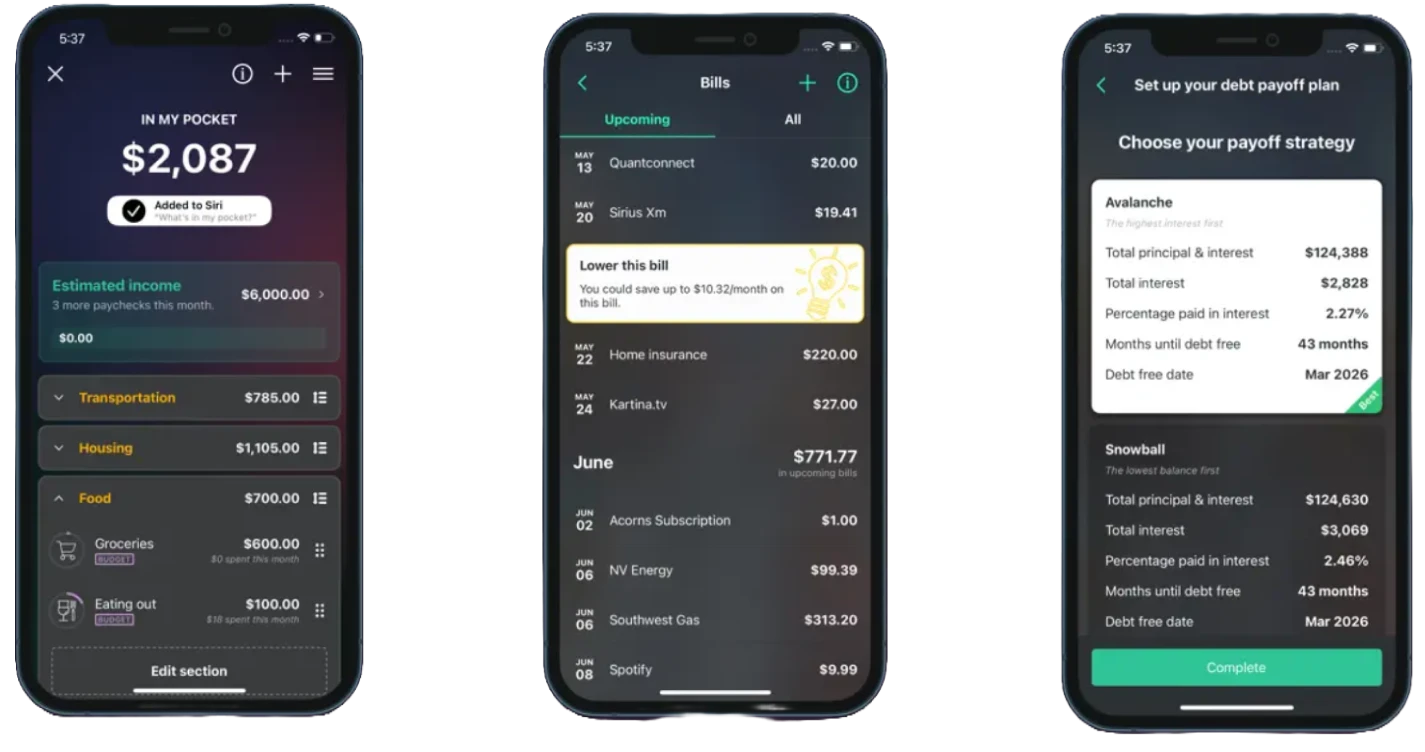 Financial App Like Pocketguard