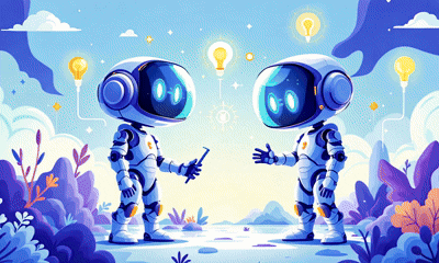 AI robots with ideas