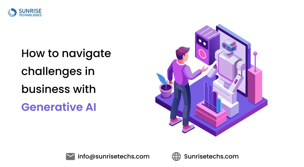 How to navigate challenges in business with generative AI Feature Image