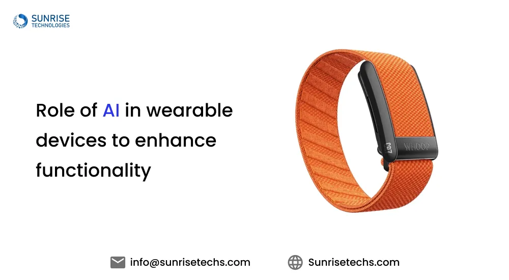 Role of AI in wearable devices to enhance functionality
